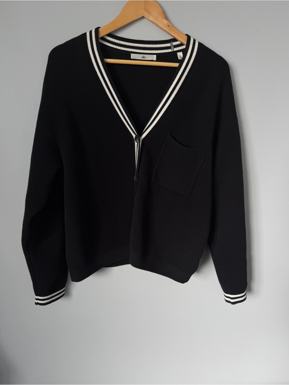ALO Yoga Tennis Club Knit Cardigan